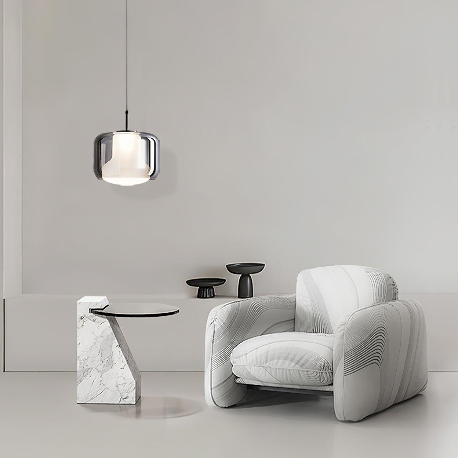 Modern Lantern Bell Pendant Light Hallway