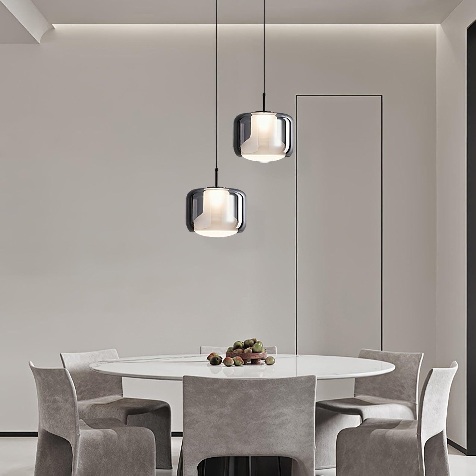 Modern Lantern Bell Pendant Light Kitchen