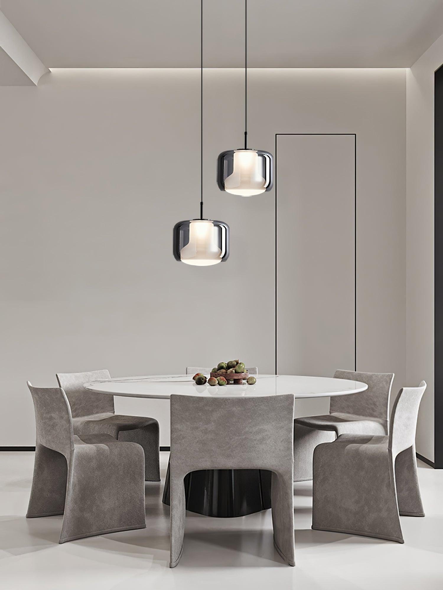 Modern Lantern Bell Pendant Light Kitchen 2