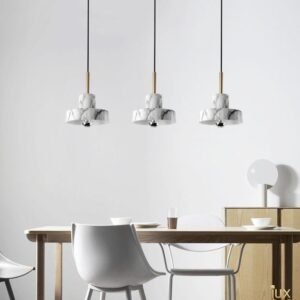 Modern Marble Cascade Pendant Light Living Room