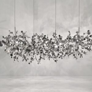 Modern Silver Confetti Pendant Light Living Room