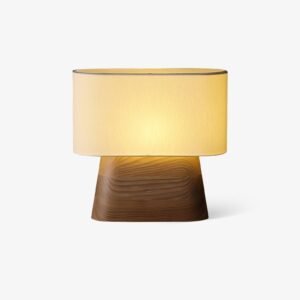 Modern Warm Glow Drum Table Lamp Living Room