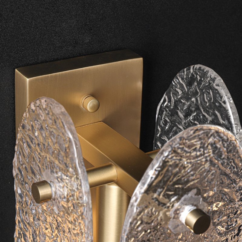 Mund Modern Wavy Glass Wall Lights