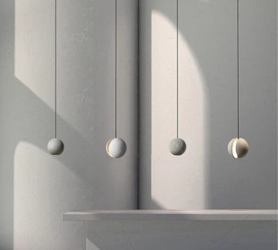 Narda Minimalist Celestial Orbs Pendant Light