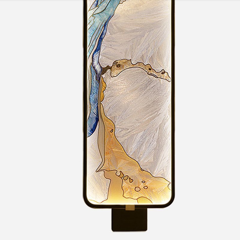 Nari Modern Watercolor Canvas Wall Lights