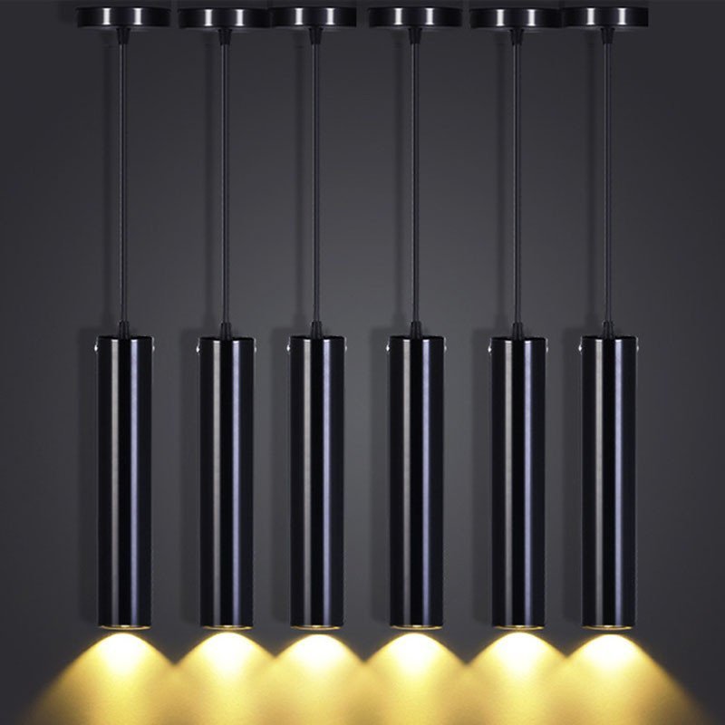 Onra Modern Sleek Cylinder Pendant Light