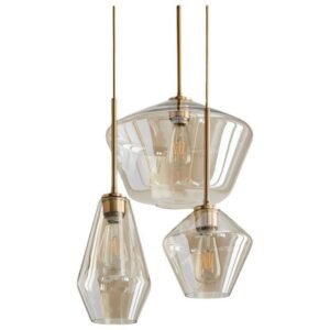 Otka Scandinavian Diamond Trio Pendant Light