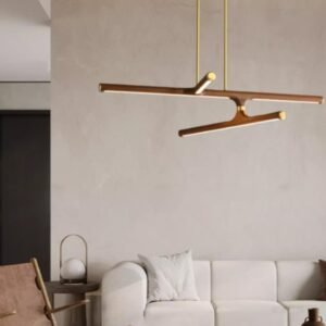 Scandinavian Branch Linear Pendant Light Living Room