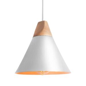Scandinavian Cone Glow Pendant Light Dining Room