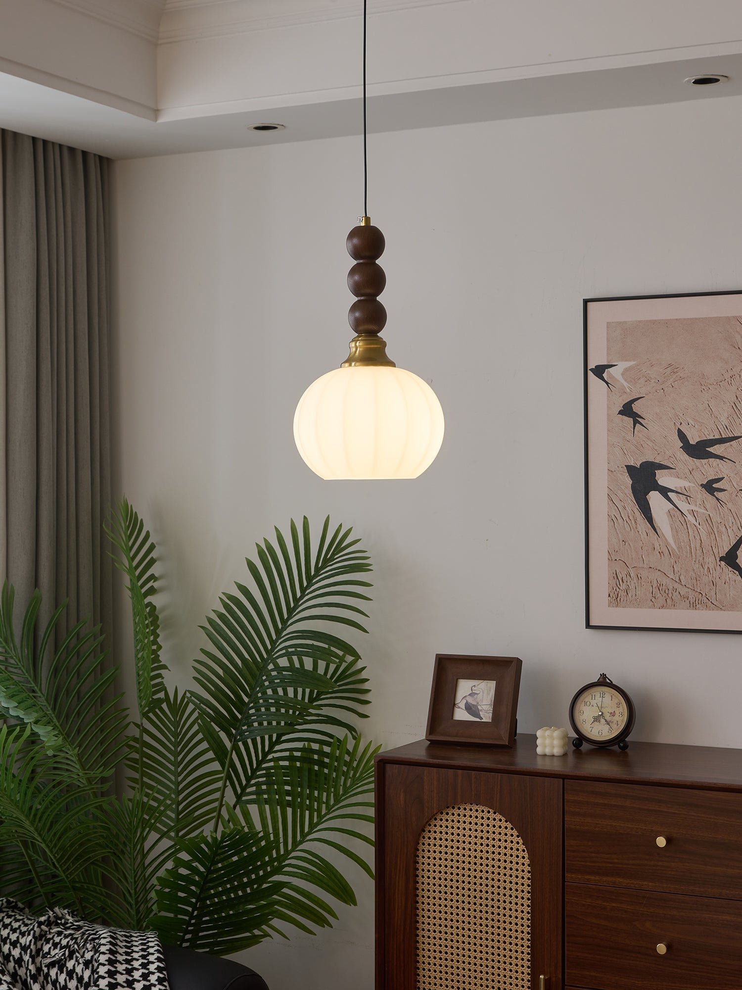 Scandinavian Petal Drop Pendant Light Bedroom