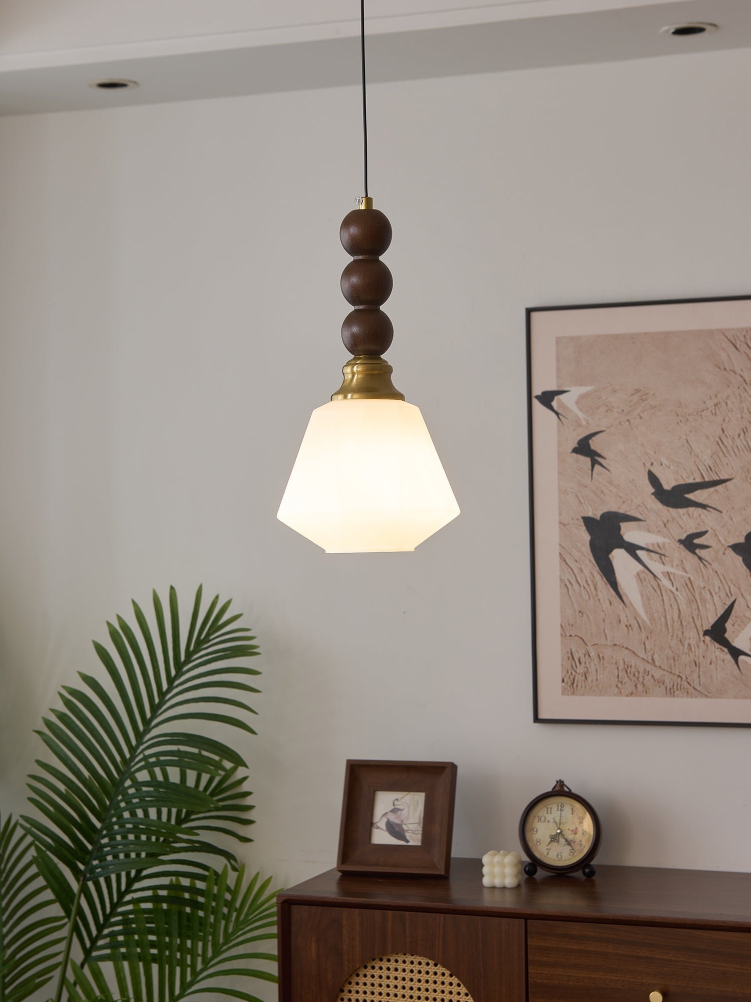 Scandinavian Petal Drop Pendant Light Hallway