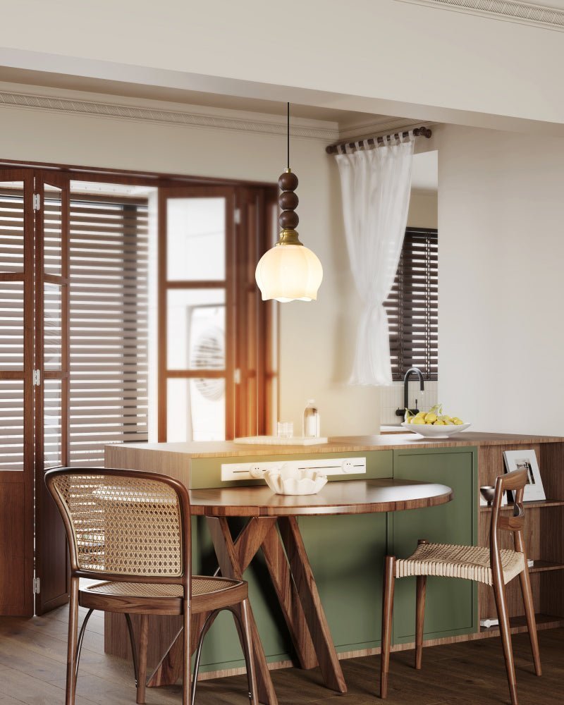 Scandinavian Petal Drop Pendant Light Staircase