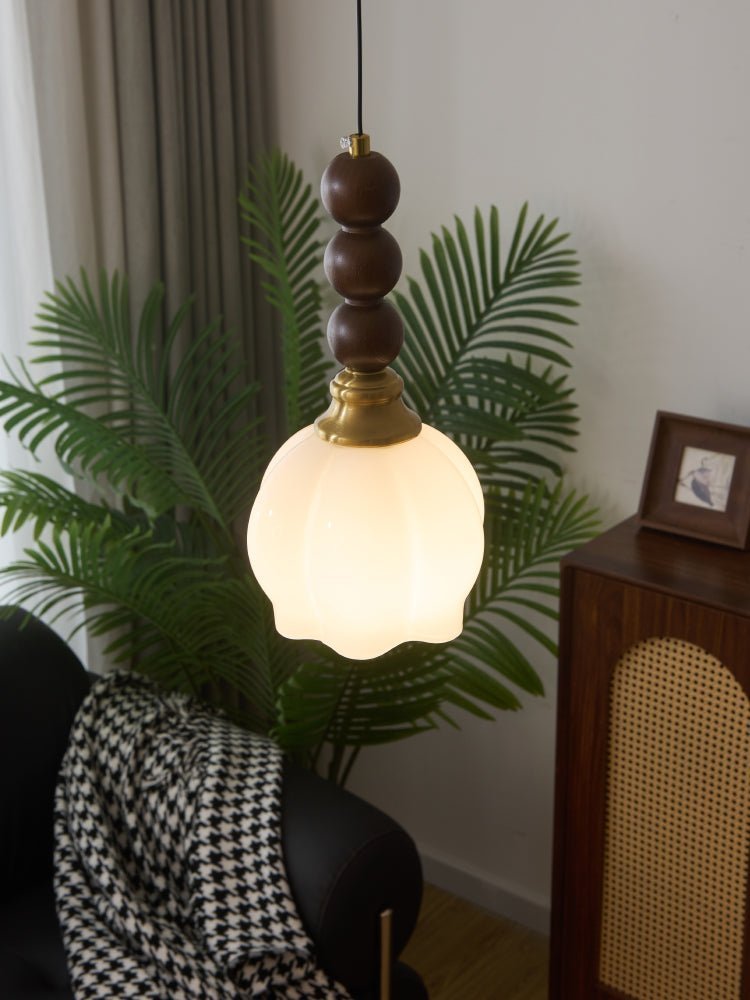 Scandinavian Petal Drop Pendant Light Study Room