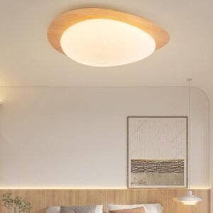 Scandinavian Smooth Pebble Ceiling Light Living Room