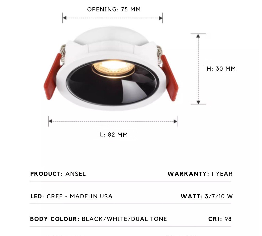 Silma Avant-garde Sleek Capsule Recessed Light - Image 4