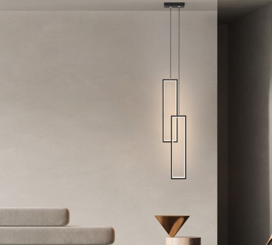 Skeid Contemporary Geometric Frames Pendant Light - Image 5