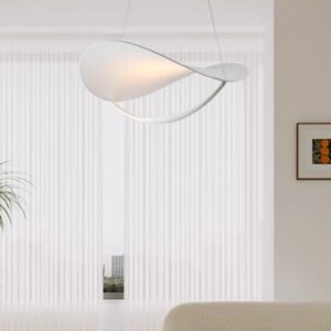 Stella Wabi-Sabi Curved Ribbon Pendant Light