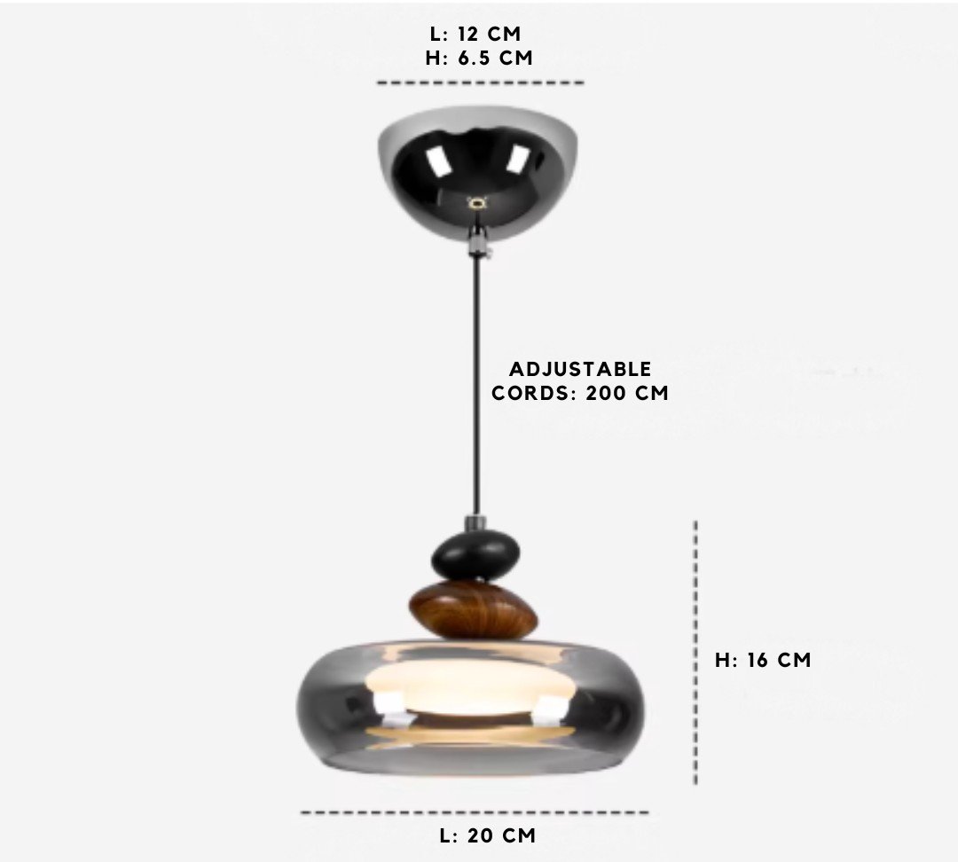 Vitta Modern Layered Disc Pendant Light - Image 3