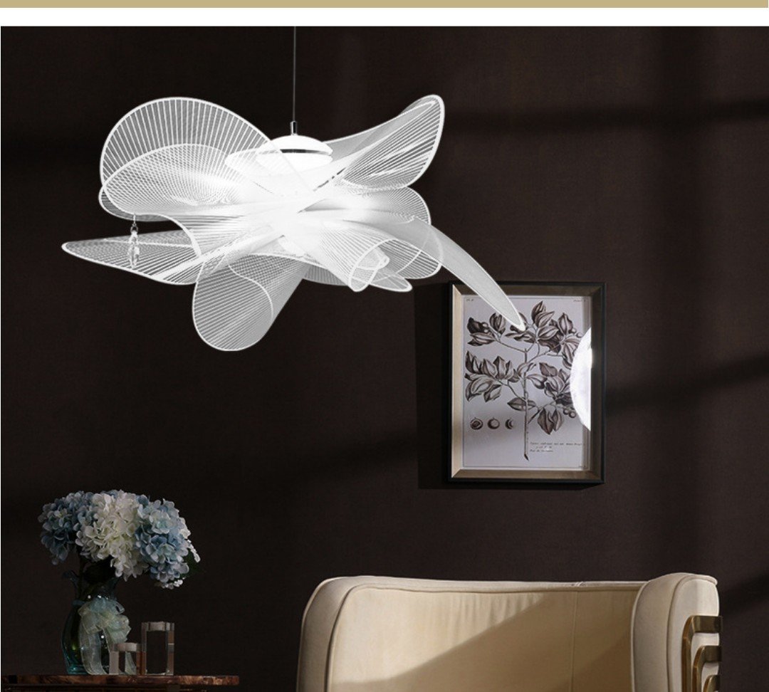 Vrida Modern Whimsical Mesh Pendant Light - Image 2