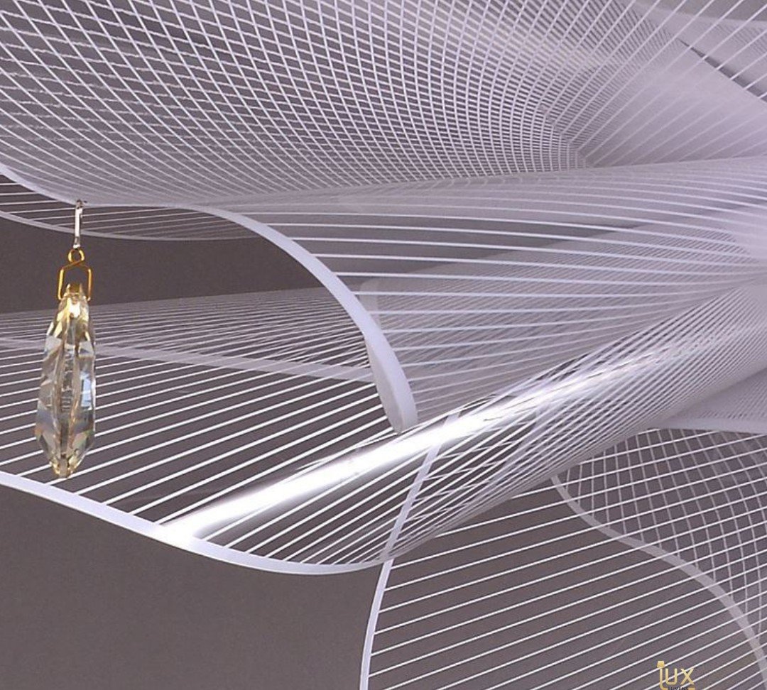 Vrida Modern Whimsical Mesh Pendant Light - Image 5