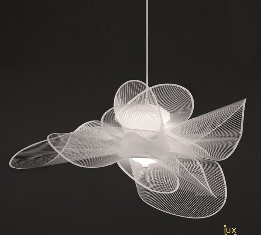 Vrida Modern Whimsical Mesh Pendant Light - Image 7