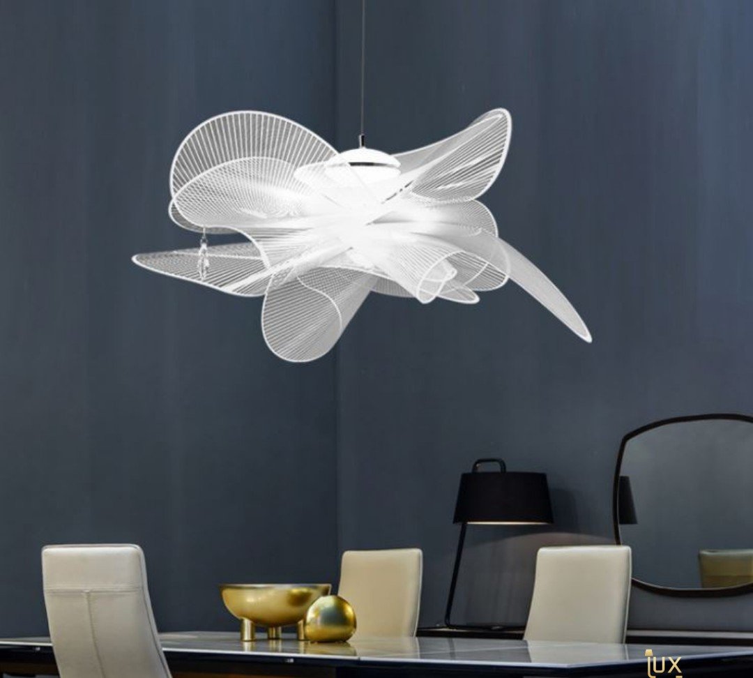 Vrida Modern Whimsical Mesh Pendant Light - Image 8