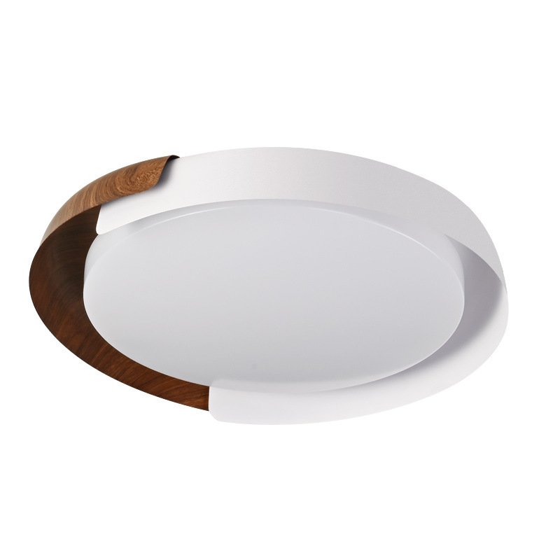Modern Wooden Eclipse Ceiling Lights Commercial