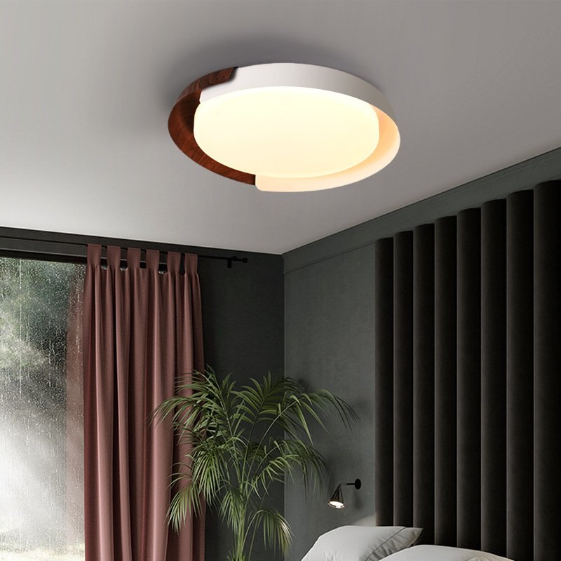 Modern Wooden Eclipse Ceiling Lights Dining Room