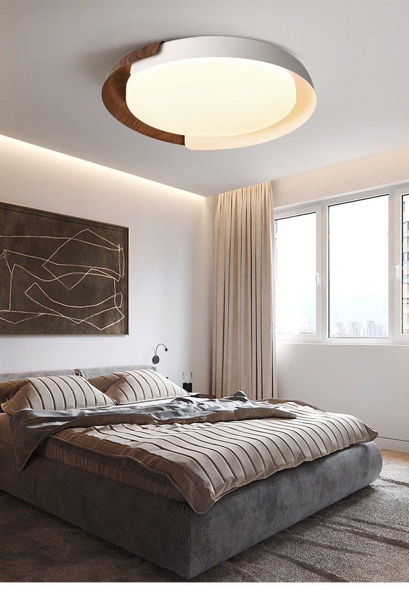 Modern Wooden Eclipse Ceiling Lights Kitchen